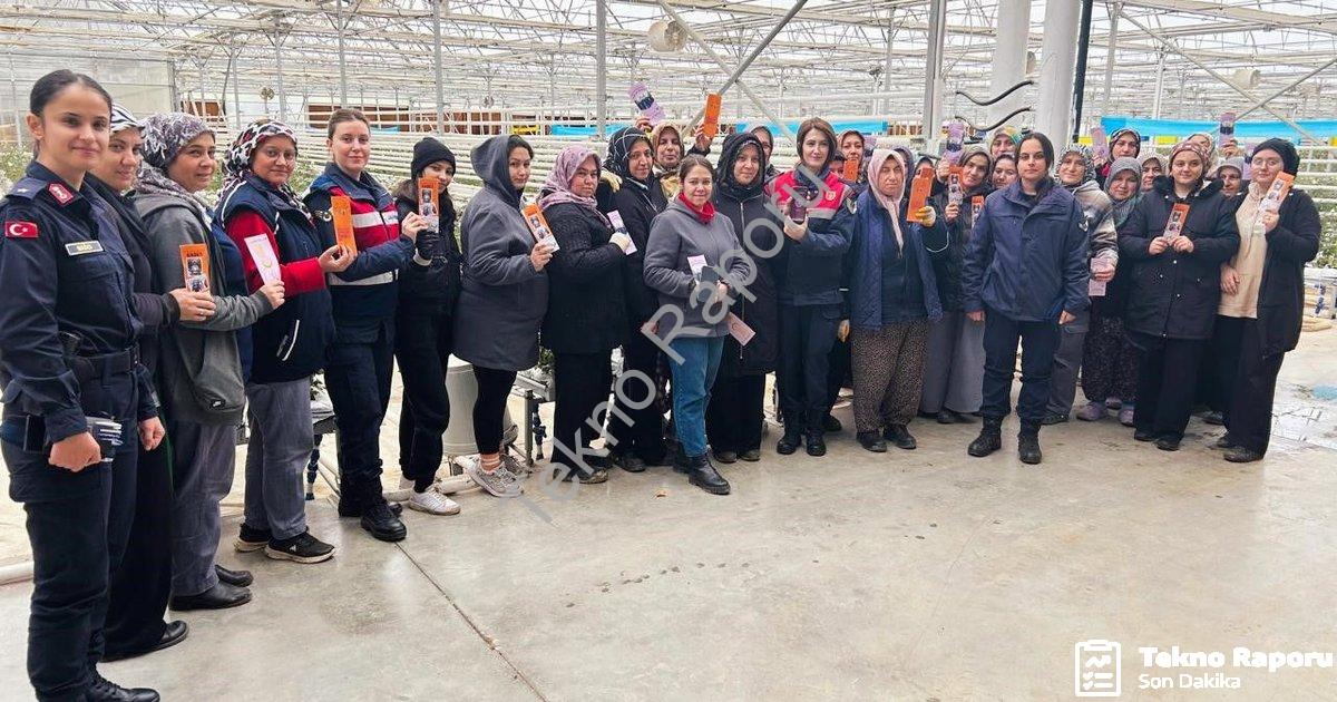 "Simav'da Jandarma Ekiplerinden Anlamlı Ziyaret: Emekçi Kadınlara KADES Eğitimi" başlıklı haber için