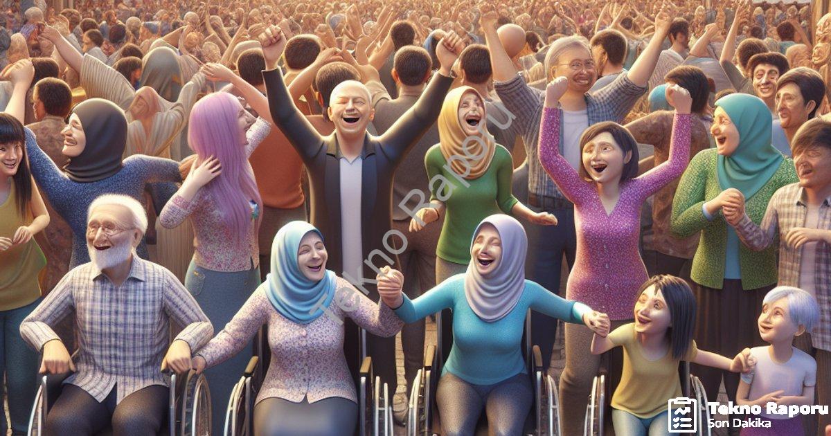 "Merkezefendi'de 5. Engelsiz Fest Coşkusu: Sevgi Engel Tanımadı" başlıklı haber için fotorealistik,