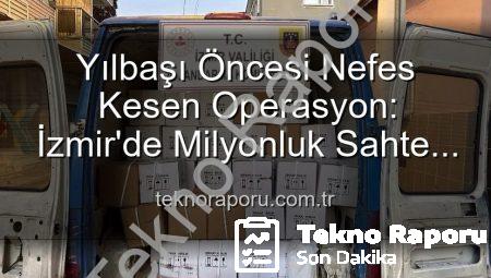 Yılbaşı Öncesi Nefes Kesen Operasyon: İzmir’de Milyonluk Sahte Alkole El Konuldu!