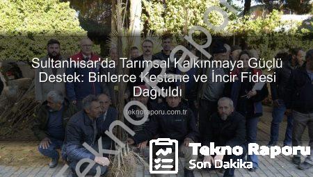 Sultanhisar’da Tarımsal Kalkınmaya Güçlü Destek: Binlerce Kestane ve İncir Fidesi Dağıtıldı