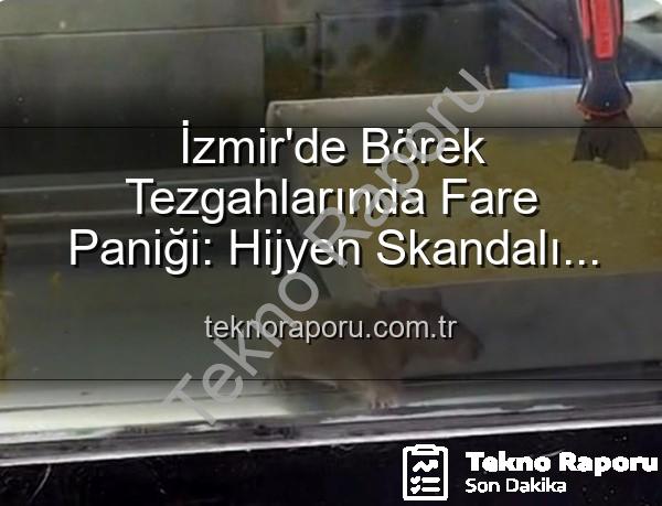 börek tezgahlarında fare - İzmir'de Börek Tezgahlarında Fare Paniği: Hijyen Skandalı Göz Peltepe Yansıdı, İşletme Mühürlendi