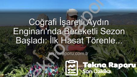 Coğrafi İşaretli Aydın Enginarı’nda Bereketli Sezon Başladı: İlk Hasat Törenle Yapıldı