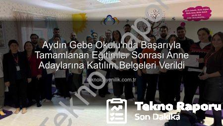 Aydın Gebe Okulu’nda Anne Adaylarına Bilgi ve Katılım Belgeleri: Sağlıklı Gebelik İçin Kapsamlı Eğitimler Devam Ediyor